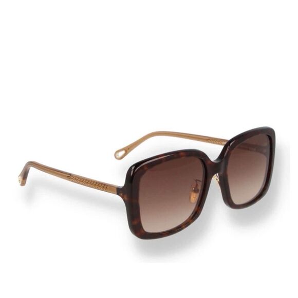 Chloe Gradient Rectangle Acetate Sunglasses, Comes with Case & Wipe, NWT - Picture 8 of 8